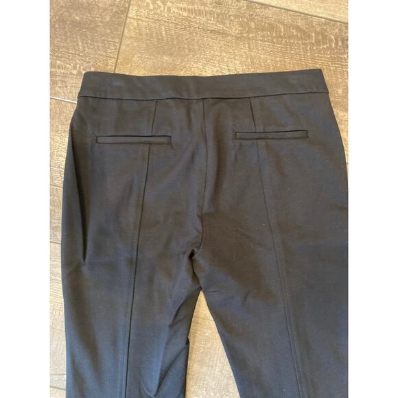 ABS PLATINUM Curved Stitch Black Trousers Size 6 - Picture 9 of 10
